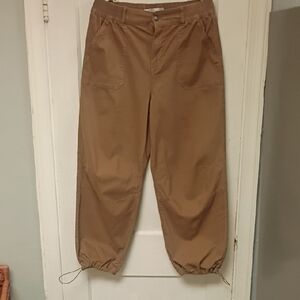 Celebrity Pink Women's Drawstring Ankle Joggers - Tan